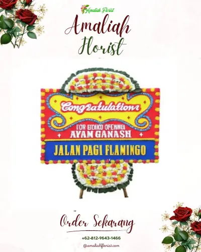 Bunga Papan Congratulation di Keramasan